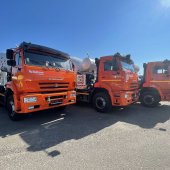 Три автобетоносмесителя на шасси КАМАЗ 6520-48 переданы в лизинг